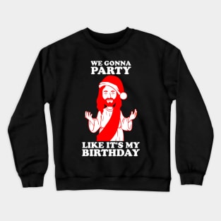 Christmas Party Jesus Crewneck Sweatshirt